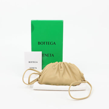 Bottega Veneta Mini Strap Beige Pouch 159541666 [P]