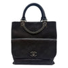 CHANEL Season Pocket Top Handle Backpack Black 160426412 [P]