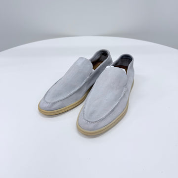 Loro Piana Summerwalk Suede Loafer Grey 160426981 [P]