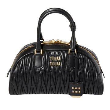 Miu Miu Nappa Leather Bowling Bag 5BB197 AN88 F0002 160430089 [P]