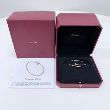 Cartier Juste un Clou Diamond Bangle Bracelet Gold 15 160431465 [P]