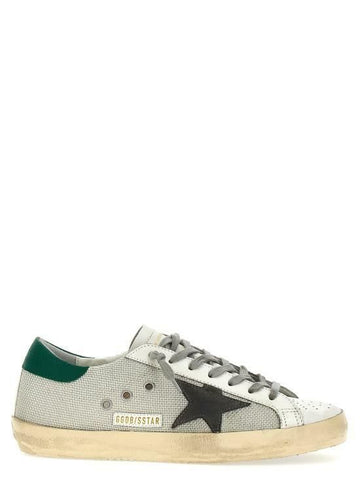 Golden Goose Gray Star Light Silver Mesh Superstar 143277156 [P]