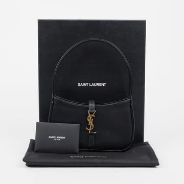 SAINT LAURENT Mini Hobo Bag Schwarz mit goldenen Beschlägen 160225237 [P]