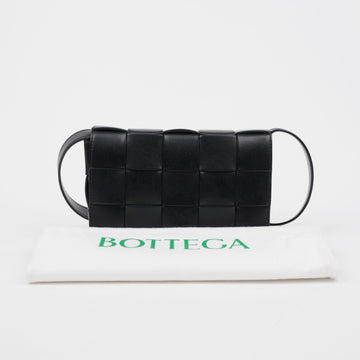 Bottega Veneta Intrecciato Cassette Bag Black 160225746 [P]