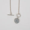 HERMES Silber Amulett Halskette 160327602 [P]