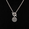 HERMES Silber Amulett Halskette 160327602 [P]