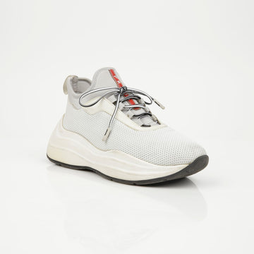 PRADA Amerika Cup Neopren Mesh Sneakers Weiß 160310291 [P]