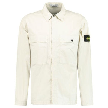 STONE ISLAND ストレッチコットンテラオーバーシャツ 150285424 [P]
