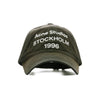 Acne Studios Logo Embroidered Baseball Cap Faded Black 159879760 [P]