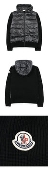 MONCLER メンズパディングウールフードジップジャケット 158665806 [P]