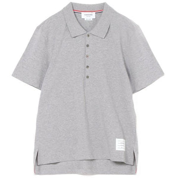 Thom Browne Relaxed Fit Side Slit Short Sleeve Polo Shirt 156984121 [P]