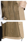 MONCLER Damen NADES Logo-Patch Parka Jacke (Hellbeige) 1A00101 598E6 22G 131427487 [P]