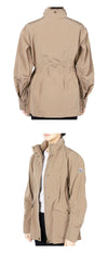 MONCLER Damen NADES Logo-Patch Parka Jacke (Hellbeige) 1A00101 598E6 22G 131427487 [P]