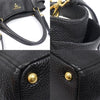 Prada Black Vitello Daino Side Pocket 2WAY 160457225 [P]