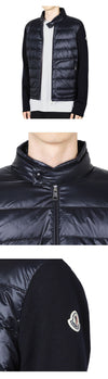 MONCLER モンクレール メンズ トリコット ハイネック フィット ウール パディング 9B00016 M1131 776 141938018 [P]