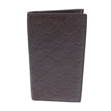 GUCCI Lang wallet aus GG-Logo Leder in Braun 224183 160457370 [P]