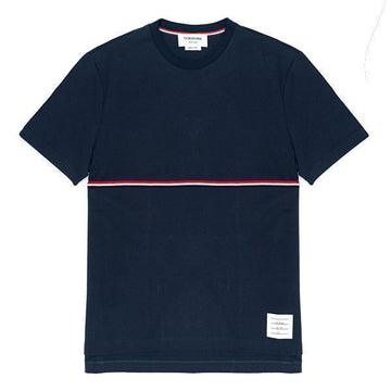 THOM BROWNE ミッドウェイトジャージストライプTシャツ 51484766 [P]