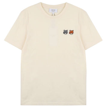 Maison Kitsune Double Fox Head Patch Short Sleeve T-Shirt 156973187 [P]