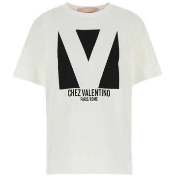 VALENTINO Druck-Jersey-Baumwoll-T-Shirt 156983667 [P]