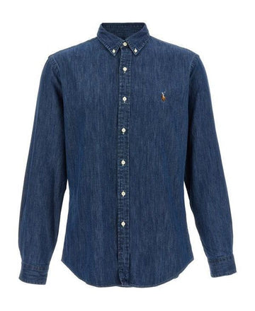 POLO RALPH LAUREN Denim-Hemd mit Pony-Stickerei 710548539001 151072888 [P]