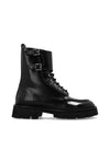 AMI Lace-Up Double Strap Boots 001 152200567 [P]