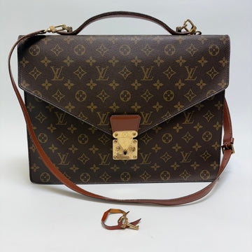 LOUIS VUITTON Monogram Servietten 2-WAY Aktentasche (Unisex Briefcase) 160461343 [P]