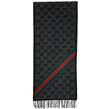 Gucci Web Wool Scarf 160367424 [P]