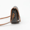 Celine Triope Canvas Medium Polka Bag Tan 160348770 [P]