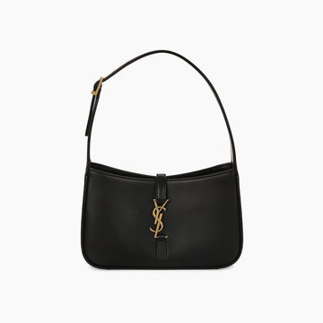 SAINT LAURENT スムースレザー モノグラム ホーボー ショルダーバッグ 157161274 [P]