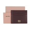 MIU MIU ゴールドメタルロゴカードケース 25FW 5MC002 ADT7 F0007 147206347 [P]