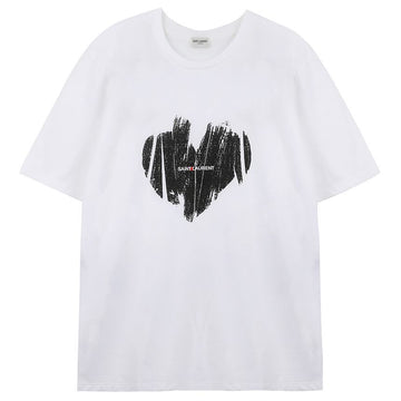 SAINT LAURENT Herz T-Shirt 78039037 [P]