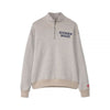 Human Made Half Zip Logo Print Sweatshirt Grey 160468116 [P]
