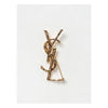Saint Laurent Crocodile Brooch 470371 Y1500 8030 160468185 [P]