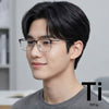 TOM FORD Titanium Brille TF5929DB 002 Luxus rechteckig matt schwarz silberfarbiger Metallrahmen 128932843 [P]