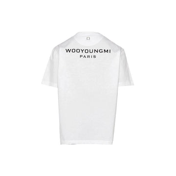 WOOYOUNGMI T-Shirt mit Signature-Back-Logo in Weiß W261TS07 701W 160468441 [P]