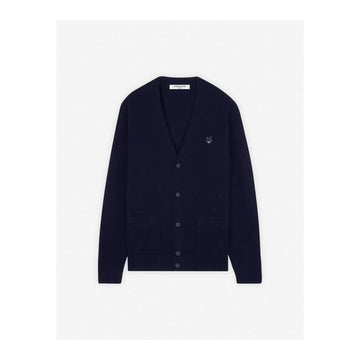 MAISON KITSUNE Bold Fox Kopf Patch Strickjacke NM00506KT1006 P480 160468225 [P]
