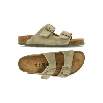 BIRKENSTOCK Arizona BS Suede Sandalen in faded khaki 160468946 [P]