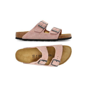 BIRKENSTOCK Arizona BS Suede Narrow Fit Sandalen Pink Clay 160468948 [P]