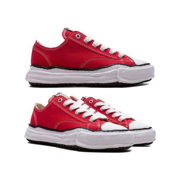 Maison Mihara Yasuhiro Women's Peterson OG Sole Canvas Sneakers Red A01FW702 160469192 [P]