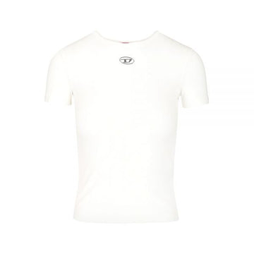 Diesel Women’s Slim Fit Logo T-Shirt White 160469366 [P]