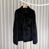 Prada Gathered Bomber Jacket Black (Size 54) 160472519 [P]