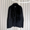 Prada Gathered Bomber Jacket Black (Size 54) 160472519 [P]