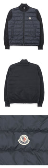 Moncler Men's Patch Logo Mixed Zip-Up Jacket 154655777 [P]