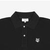 MAISON KITSUNE グレー フォックス ヘッド パッチ ポロ シャツ メンズ 半袖 155989108 [P]