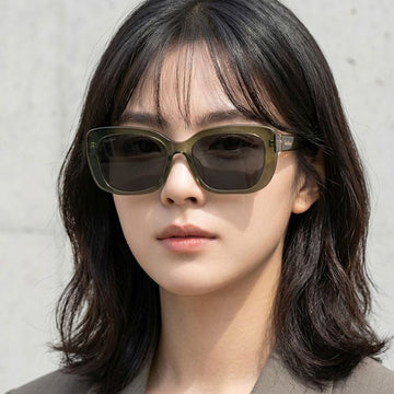 MaxMara Sunglasses MM0158 K 96A Square Horn-rimmed Asian Fit 160482364 [P]