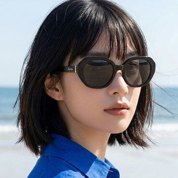 MAXMARA サングラス MM0151 K 01A ブラック スクエア フレーム アジアフィット メンズ レディース 160482384 [P]