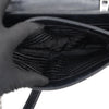 Prada Saffiano Tessuto Chain Crossbody Bag Black 159348350 [P]
