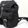 PRADA ナイロン三角ロゴバックパックスモールブラック (B6677) 160488422 [P]