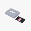 Thom Browne Wallet Pebble Grain Double Card Holder Stripe 157825661 [P]
