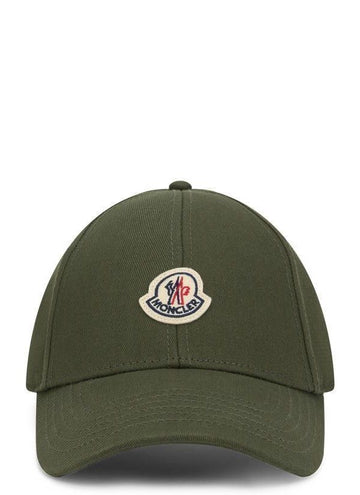 Moncler Cotton Gabardine Baseball Cap 156730032 [P]